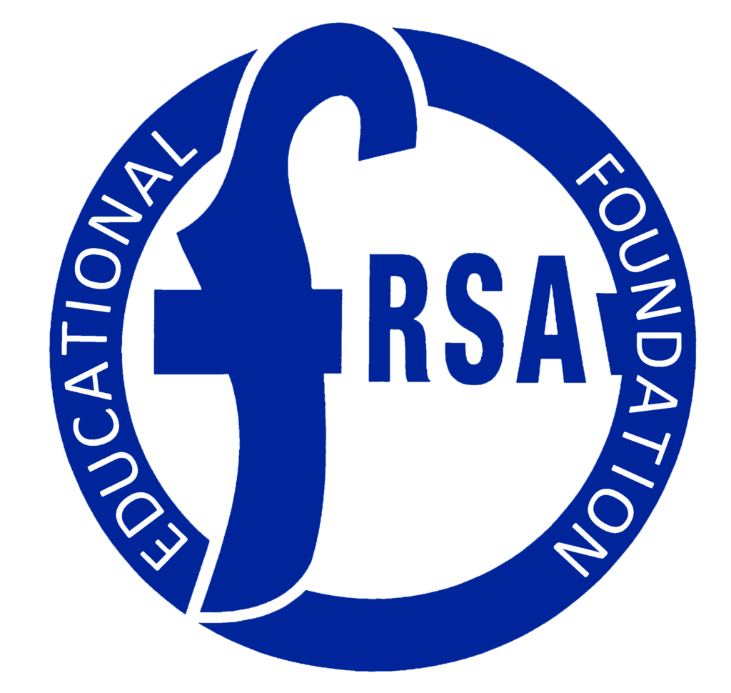 FRSA blue and white logo