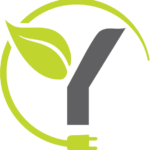 Ygrene, logo, grey and green