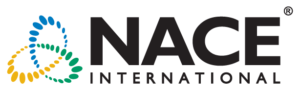 nace international blue, free, yellow, logo