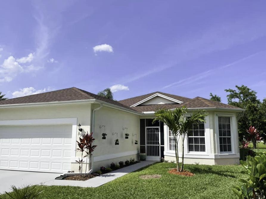 Finished Shingle Roof, Residential Property, Southeast Florida