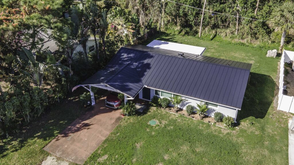 Finished metal south florida- Captiva Island- Dark Grey - Overhead Shot